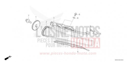 CHAINE A CAMES/TENDEUR NC750XAM de 2021